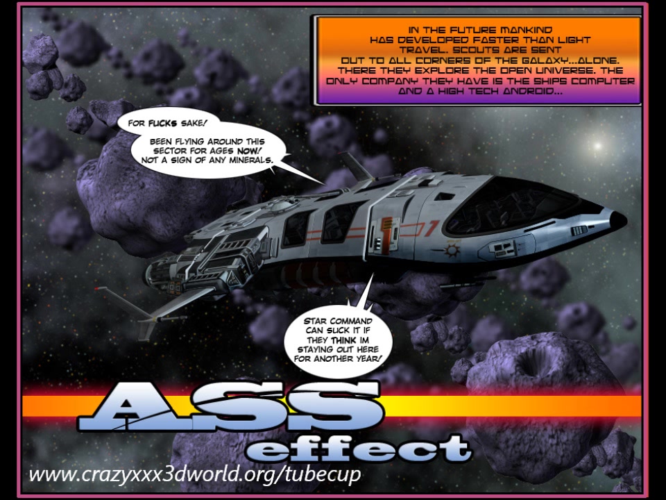 3D Comic: Ass Effect. 1