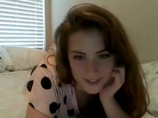 Lovely teen 18+ brunette shows her tiny tits