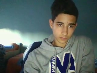 Spanish cute boy cums on cam  hot round ass on doggy