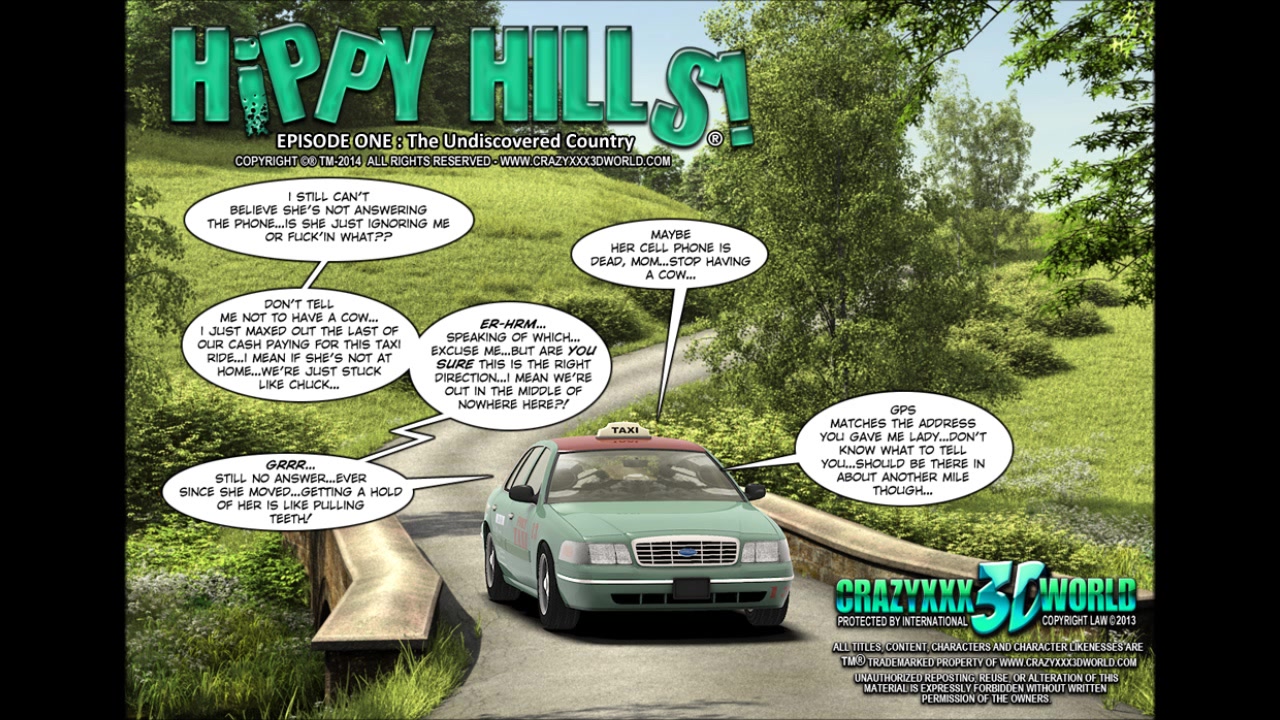 3D Comic: Hippy Hills. 1
