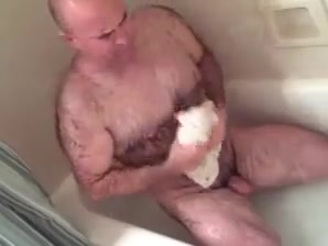 Very hairy Step daddy shower